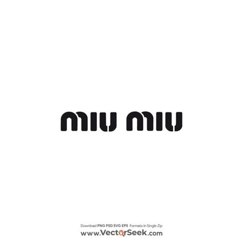 miu miu logo eps